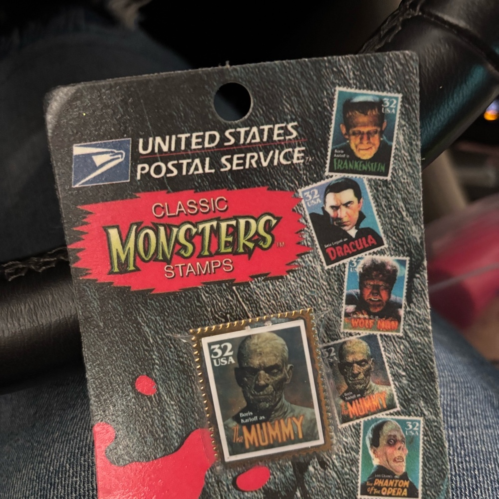 1997 USPS Classic Monsters Stamp Lapel Pin